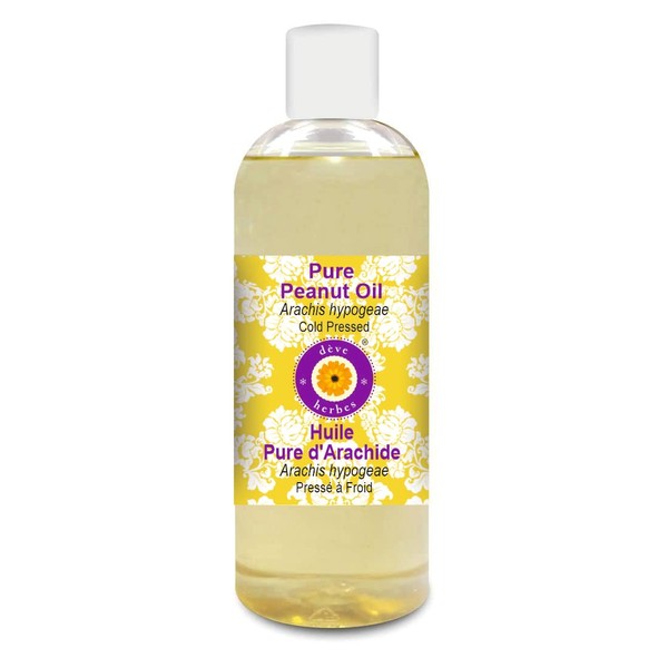 Deve Herbes Pure Peanut Oil (Arachis hypogeae) Cold Pressed 200ml