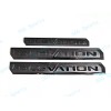 GMC 3PCS Gloss Black Door Rear Elevation Emblem Badges Fit