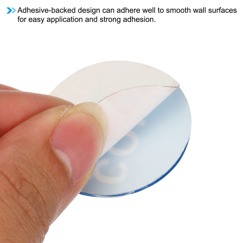 PATIKIL Self Stick Cold/Hot Water Label, 4 Pack Acrylic Round