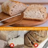LinaLife 10.5in blade Wooden Bread Bow Cutter Serrated Bagel Cutter