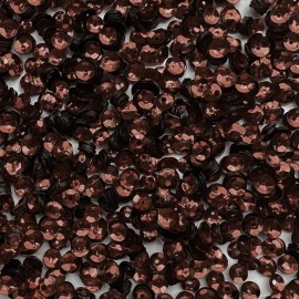 SequinsUSA 5mm Cup Sequins Chestnut Brown Shiny Metallic Made in USA