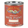General Finishes Water Based Milk Paint, 1 Quart, Antique White