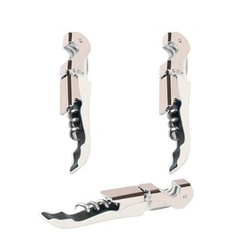 Kit-Home Professional Waiter Corkscrew Wine Openers Set (2 PCS),Upgraded With Heavy Duty Stainless Steel Hinges Wine Key for Restaurant Waiters, Sommelier, Bartenders (White 2 Packs)