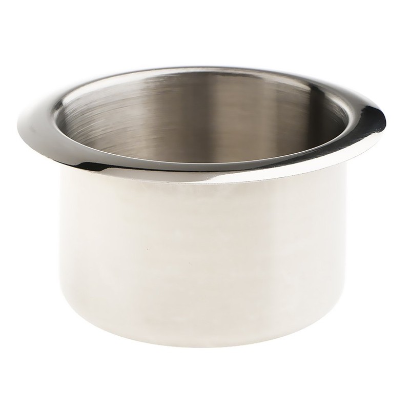 D DOLITY マリンオートトラックキャンピングカーRV用ステンレススチールカップドリンクホルダーポリッシュ、4個パック