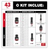 Milwaukee Electric - 43PC IMP Duty 3/8DR SAE Metric DP