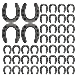 Sissatthai 30 Pack Mini Horseshoes Cast Iron Hore Shoe - 1.77 x 2 Inch(WxL), Small Horse Shoes Horeshoes for Crafts Western Theme Party Wall Decor
