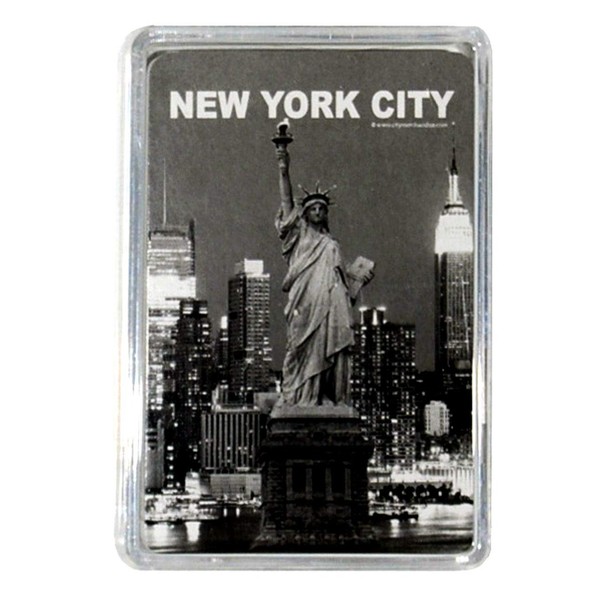 World By Shotglass New York Statue of Liberty & Skyline Collectible Playing Cards