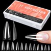 Alyvisun Long Stiletto Half Cover Nail Tips | 600 Pieces