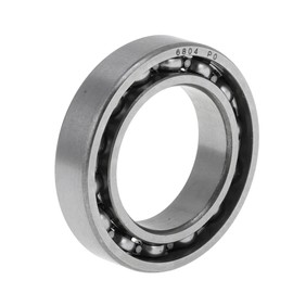 A ABSOPRO 6804 Deep Groove Ball Bearing P0 20 x 32 x 7 mm Lubricated Bearings Open Design Silver for Scooter Skateboard Wheels