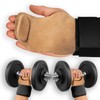 Leather Weight Lifting Straps for Gym, Deadlift & Pull-ups –