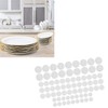 72 Pcs Felt Plate Dividers White Thick Soft Washable Reusable