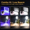 usparts888 4PCS 4"X6" LED Headlights High-Lo Beam DRL fit Chevy