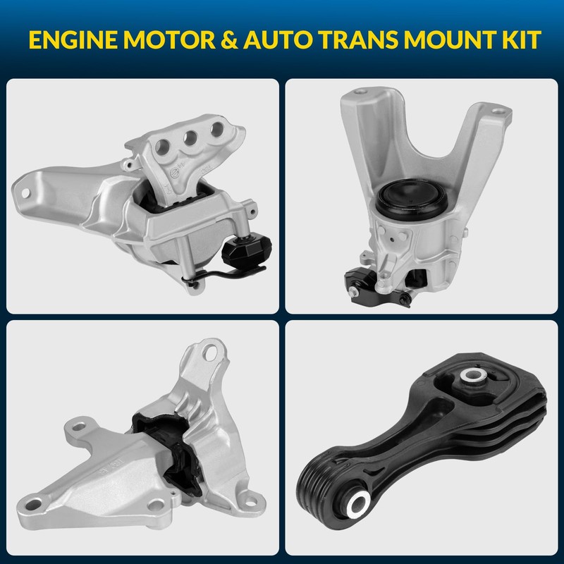 3Pcs Engine Motor Mount & Trans Mount Compatible with Civic