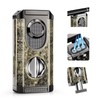Triple Torch Lighter with Cutter, Built-in Holder, Ideal Gifts for