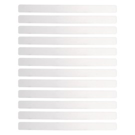 48 pcs Pot Clear Blank Ground Identifier Tag for Acrylic Outdoor Label Markers Garden Labels Identification Label: DIY Plant Gardening Weatherproof Vegetables Stakes