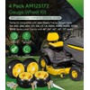 4 Pack AM125172 Plastic Deck Gauge Wheel Kit for John
