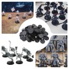 32mm Bases,20X Miniature Bases - Wear-Proof Desk Display Accessories for