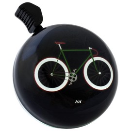 Liix Brooklyn Bike Bicycle Bell Design Bell, Black, db21