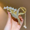Flower Large Hair Claw Clips Flowers Metal Claw Clips Non
