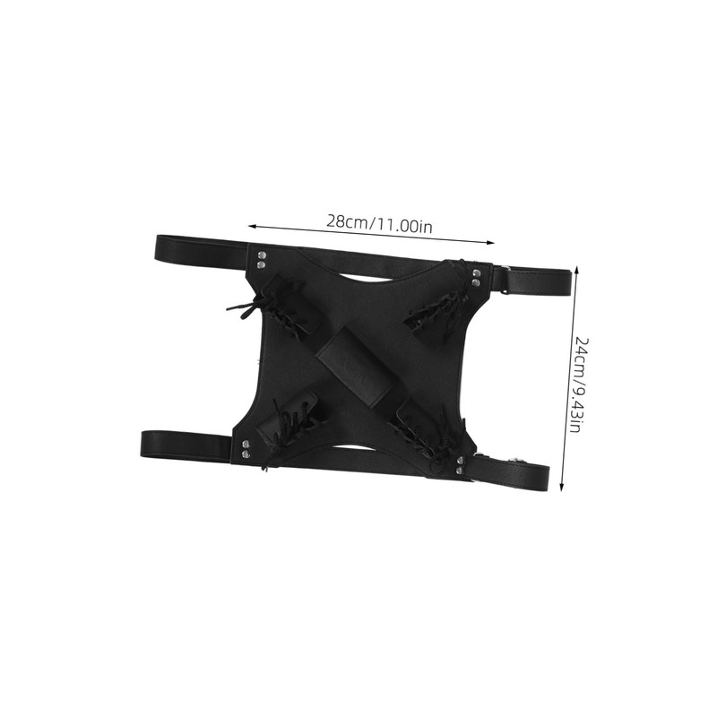 Hohopeti Cosplay Essential Viking Double Shoulder Sword Belt Back Holder