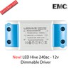 LEDHive 12W dimmable driver 240V - 12V with Terminal Blocks,
