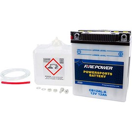 Fire Power Battery W/ACID CB12AL-A Compatible With Honda CB650SC Nighthawk 1983-1985