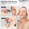 ZORAMI 2025 Ear Nose Hair Trimmer Waterproof Dual Blades