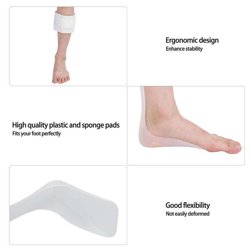 Drop Foot Support Brace Lightweight Ultra Thin Ankle Foot Orthosis