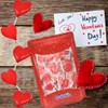 Fruidles Valentine's Red Heart Shaped Hard Candy Lollipop Suckers, Individually