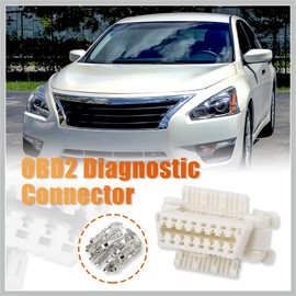 RATCHROLL OBD2 Diagnostic Connector Female Socket W/16 Terminal for Toyota for Kia for Nissan Replacement Car Parts