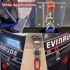 Unbranded 2Pcs Heavy Duty Steel Toggle Latch Catches Adjustable Lock