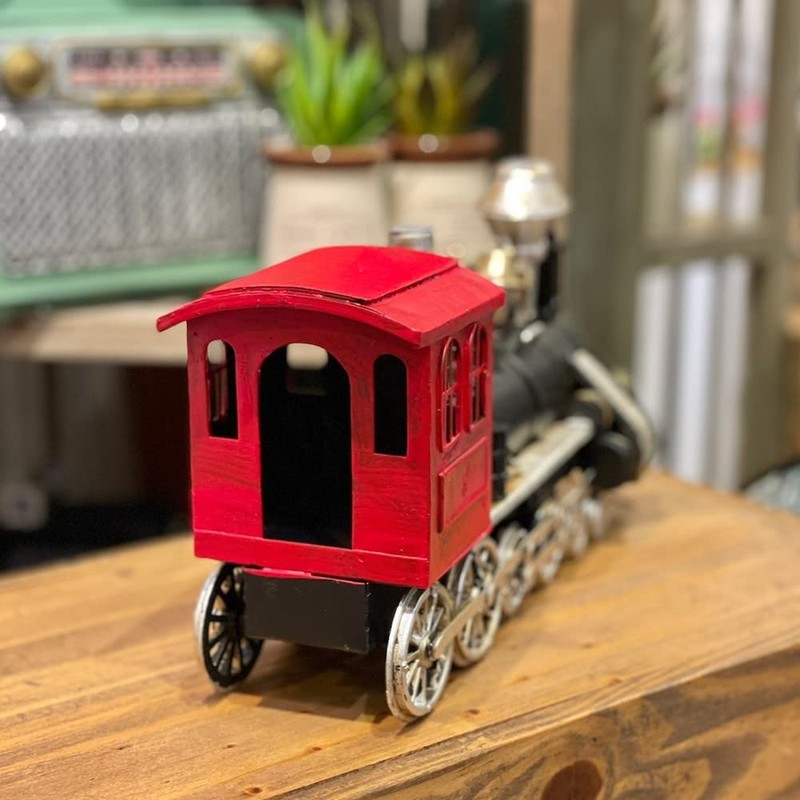 Tin Car SL 43121 Tin Toy Train Locomotive Train Antique