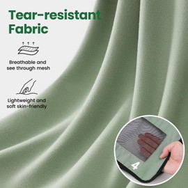 Packing Cubes for Suitcases Travel Essentials Travel Packing Cubes for Backpack 8 Set Lightweight Organizer Bags Packing Bags for Suitcase Luggage Camping Essentials