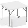 34“Square Card Table, Portable Folding Game Table for Parties &