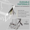 Veken 6-Pack Rustproof&Waterproof Shower Caddy, Adhesive Shelves Rack with Soap