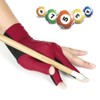 3 Open Fingers Billiard Gloves for Men Women Elastic Non