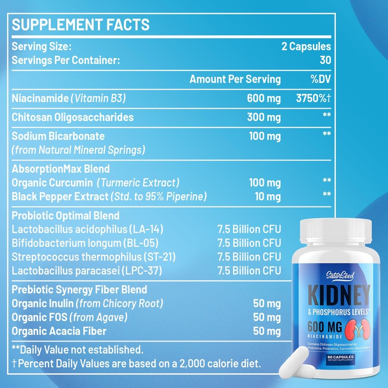 SatorSeed Kidney Cleanse Detox & Repair – Kidney Support Supplement