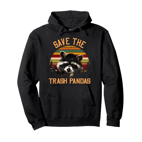 Save The Trash Pandas Raccoon Shirt Raccoon Animal T-shirt Pullover