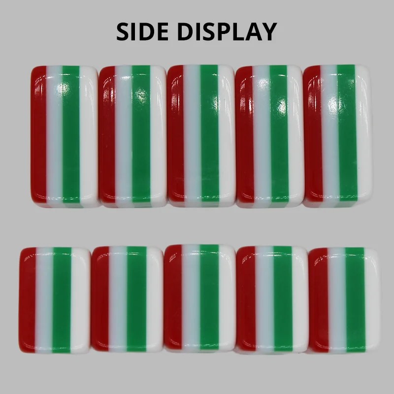 30mm 1-3/16" Professional 4-Layer American Mahjong Set 160-Tile Chinese Red