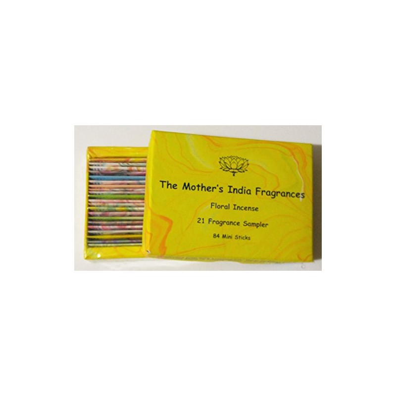 Mother's India Fragrances - 21 Frg. NagChampa Box MiniSampler (4