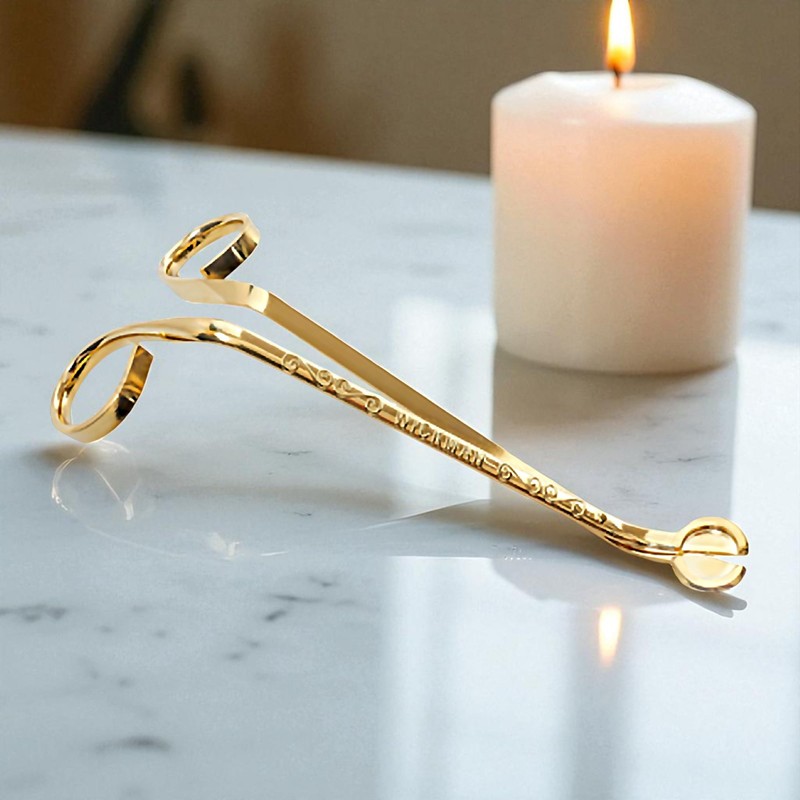 WICKMAN Wick Trimmer with Gold Finish