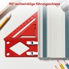 90° Guide Rail Angle Stop Aluminium: Precise Mitre Stop for