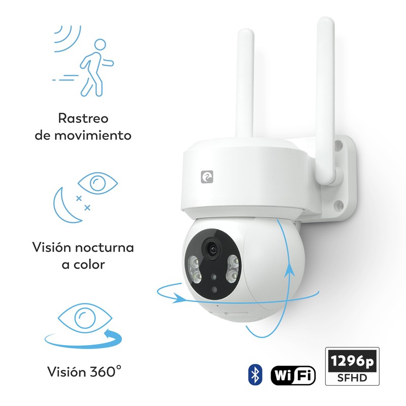 Garza Smart - 360° WiFi IP Outdoor Surveillance Camera 1296P