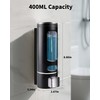 Soap Dispenser Wall Mounted 400ML,Liquid Shower Gel Shampoo Bottle for