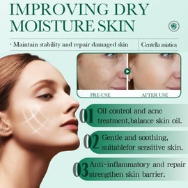 Centella Unscented Serum - Korean Centella Serum - Centella Ampoule For All Skin Types - Soothing & Calming - Face Serum for Women Vegan & Cruelty-Free 30ML