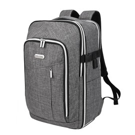 Personal Item Travel Carry On Luggage Backpack for Women Men Flight Approved Casual Weekender Laptop Bag for College Business Outdoors Hiking Water Resistant Lightweight Daypack with USB Charging Port