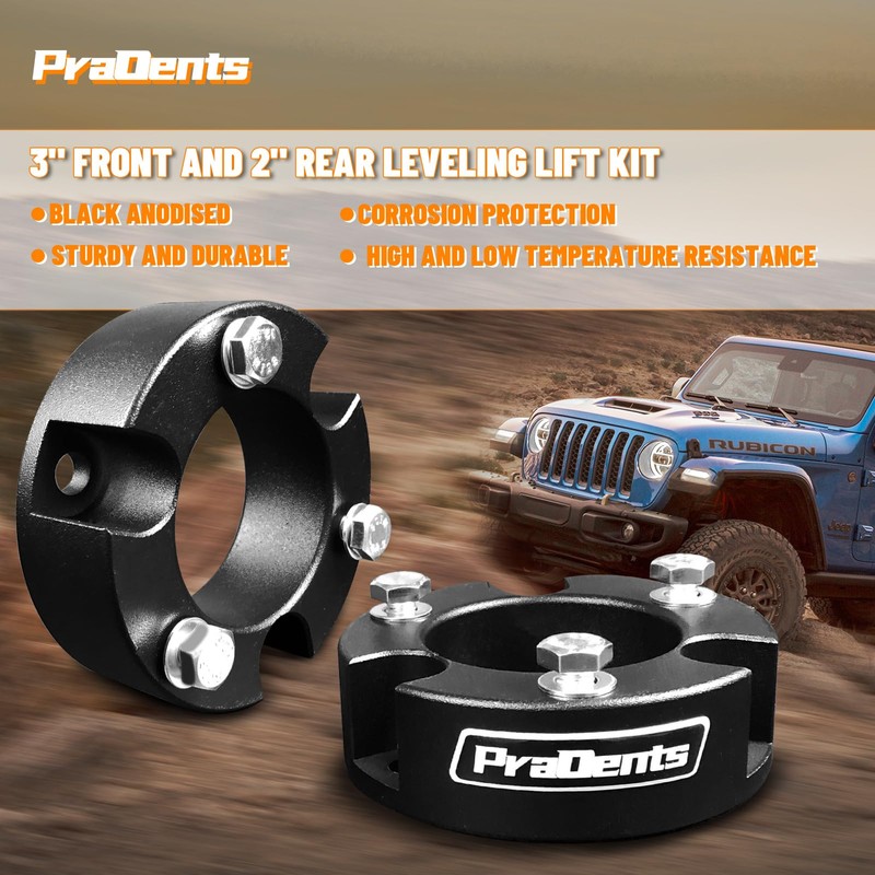 3" Front and 2" Rear Leveling Lift Kit for 2005-2022