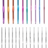 Abizarch Crochet Hooks Kit with Storage Case, Ergonomic Knitting Tools,