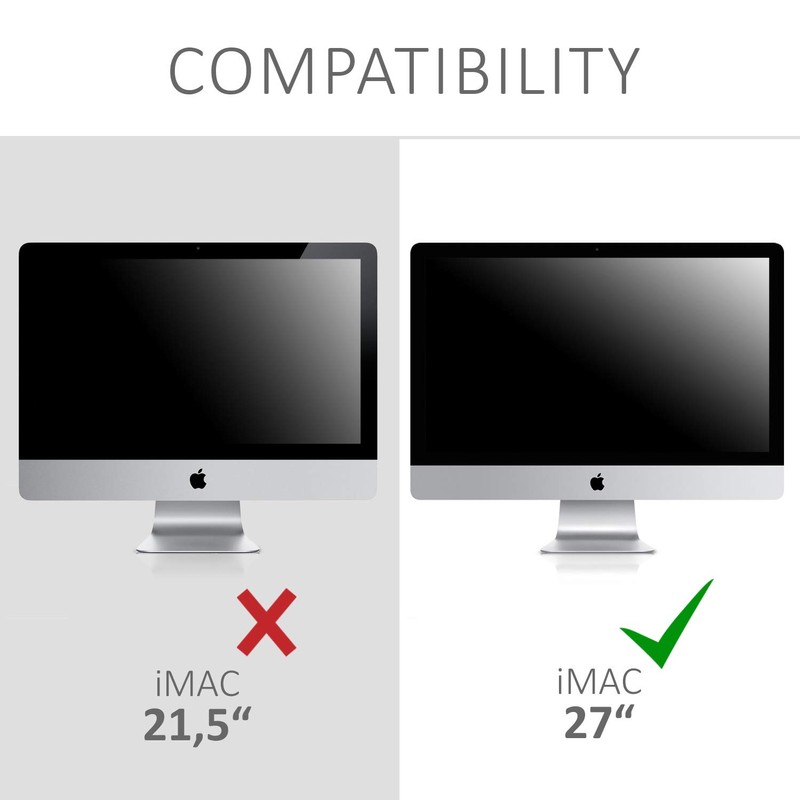 kwmobile Monitor Cover Compatible with 27-28" monitor - Dust Cover