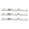 3pcs Denali Nameplate Emblems Badge Replacement for Gm 07-16 Yukon